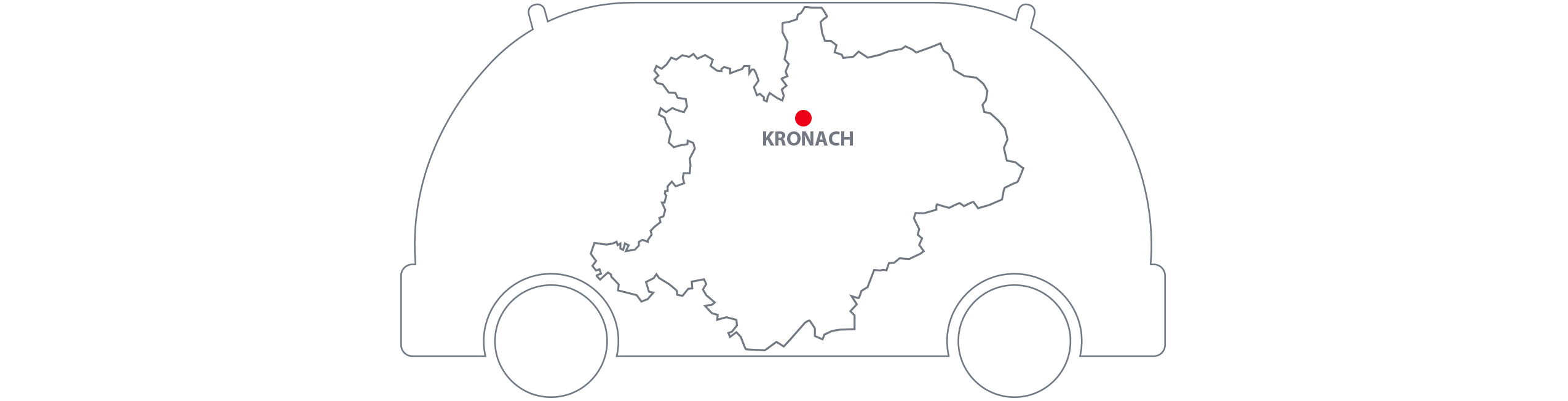 Shuttle-Modellregion Oberfranken Karte Kronach